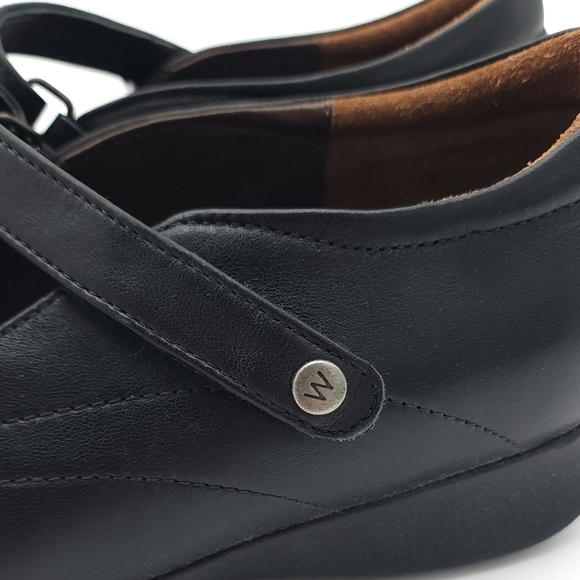 Wolky Womens Passion Mary Jane Shoe Size 11 EU 42 Smooth Black Leather Comfort - Picture 4 of 9